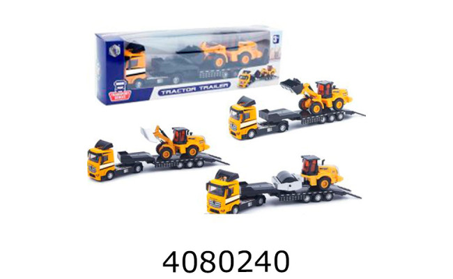 Трейлер БудТехніка в коробці 3 види 29*9*5см (36) M7138-27