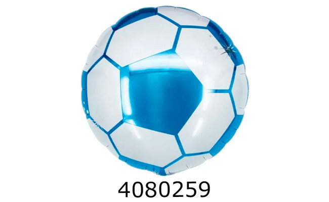 Повітряна фігура футбольний м`яч 45 см блакитний PD020