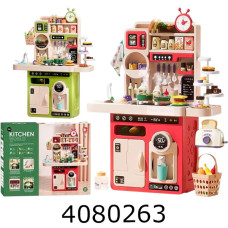 Кухня з набором посуду в коробці муз. світ. ллється вода 61*18*50см (4) G785A