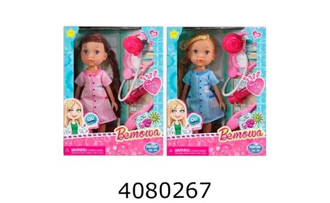 Лялька Лікар в коробці + аксесуари 2 види 26*6*20см (36/72) WG051