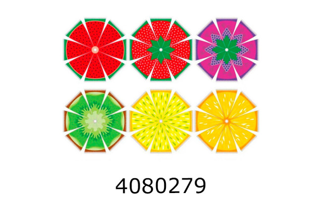Парасолька 6 видів зі свистком 50cм (60) BT-CU-0049