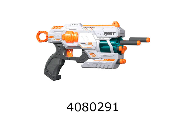 Бластер з поролон. набоями пістолет + 12 набоїв BLASTER BH703