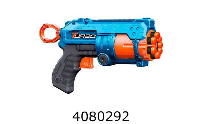Бластер з поролон. набоями пістолет + 12 набоїв BLASTER BT312