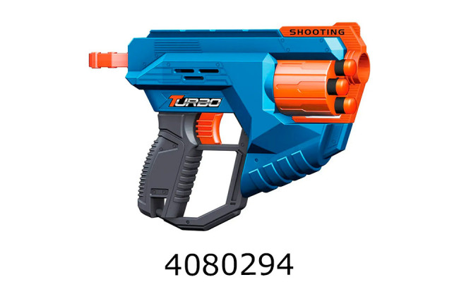 Бластер з поролон. набоями пістолет + 12 набоїв BLASTER BT325