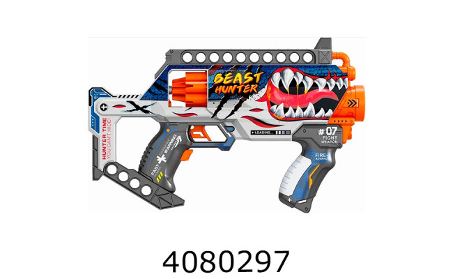 Бластер з поролон. набоями пістолет + 24 набоїв на батарейці BLASTER BH196