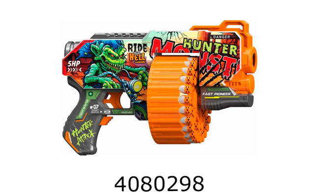 Бластер з поролон. набоями пістолет + 24 набоїв на батарейці BLASTER BH172