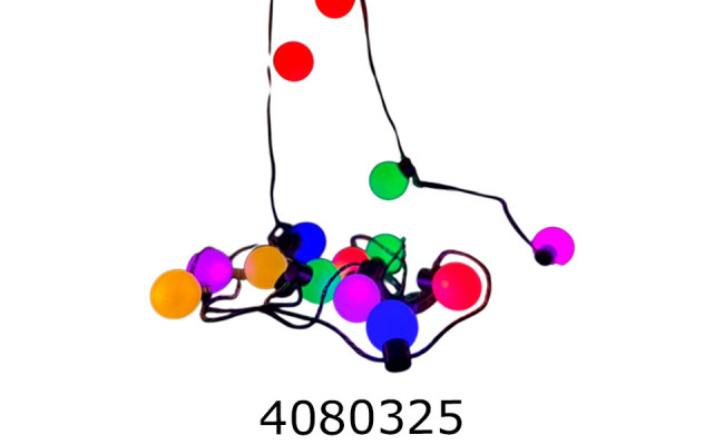 Гірлянда ел. 5м кольор. кулі 2-106 (100) 144308