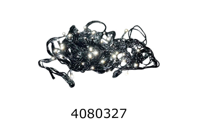 Гірлянда ел. крапелька біла 10 м  з регулятором 2-99 144301