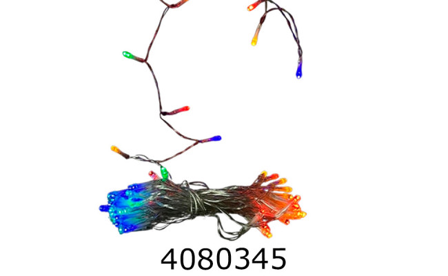 Гірлянда USB крапелька кольор. 10 м 2-110В 144316