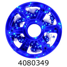 Гірлянда ел. крапелька синя. 50м на бобіні 2-109В 144313