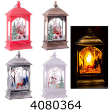 Декоративний ліхтар зі світлом Санта Сніговик Олень на батарейках  133*57см 3-17 (9181)(1/12) 144954