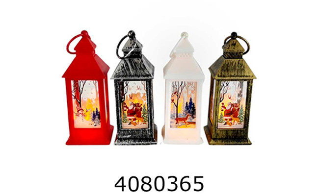 Декоративний ліхтар зі світлом Санта Сніговик Олень на батарейках  145*55см 3-13 (9181(1/12) 144950