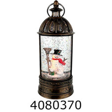 Декоративний ліхтар зі світлом Сніговик на батарейках та USB ???? см 3-8 (9181) (1/12) 144946