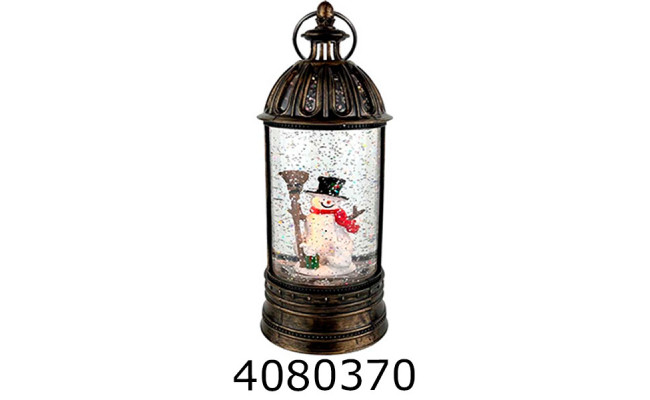 Декоративний ліхтар зі світлом Сніговик на батарейках та USB ???? см 3-8 (9181) (1/12) 144946