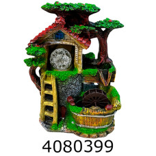Фонтан Сходи млин дерево 27см  LED 11030