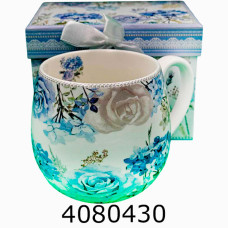 Кружка керам. в коробці Квіти 420мл  (60) LC001/ 220
