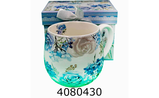 Кружка керам. в коробці Квіти 420мл  (60) LC001/ 220