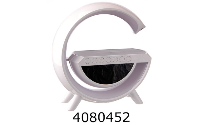 Лампа настільна  LED годинникбездротова зарядка радіо  ВТ-3401 3-52 (18324) 145014