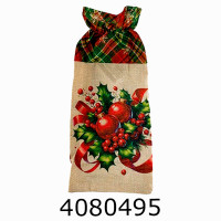 Мішок новорічний під пляшку 14*30см (12) 144974 Мішок новорічний під пляшку 14*30см (12) 144974