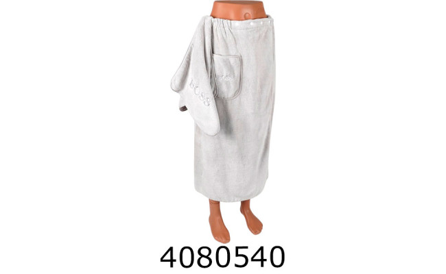 Набір банний подарунковий чол. кільт 150*85см+рушник 75*35см Li-6116-56-1