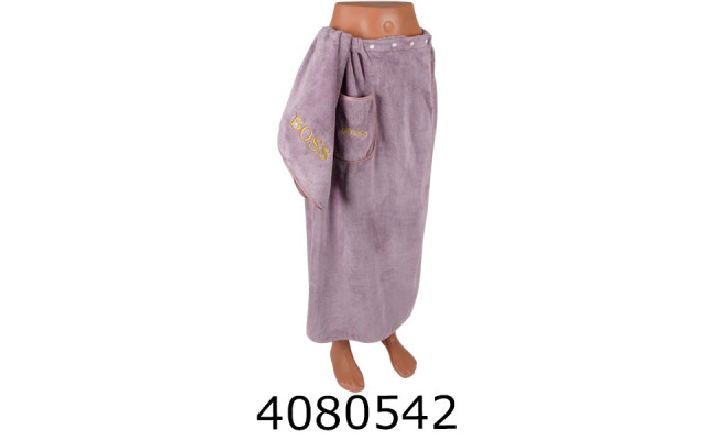 Набір банний подарунковий чол. кільт 150*85см+рушник 75*35см Li-6116-56-2