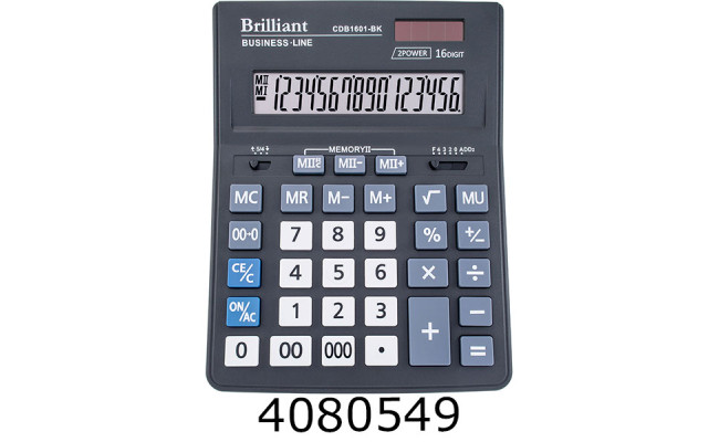 Калькулятор Brilliant CDB1601-BK 16 розрядів 8853440