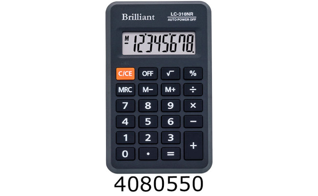 Калькулятор Brilliant LC-310 NR 8 розрядів кишеньковий 834900