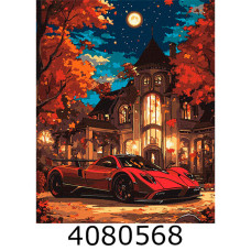 Картина по номерам 40*50см квіти 