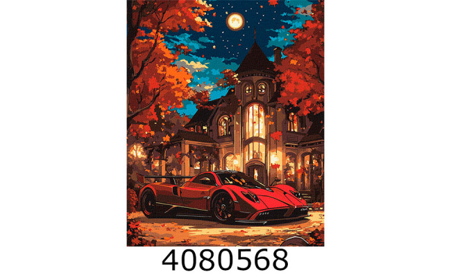 Картина по номерам 40*50см квіти 