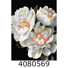 Картина по номерам 30*40см квіти 