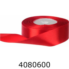 Стрічка атласна пакувальна 25 мм*23м червона (ціна за уп 5шт) 58-1336