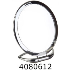 Дзеркало на підставці срібне кругле 1-182149