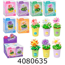 Конструктор Квіти в горщику 176-200 дет. в коробці 21*15*19см (16/72) 01045-50