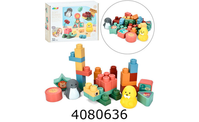 Конструктор Тварини м'який 32 дет. в коробці 31*23*7см (36) 6178