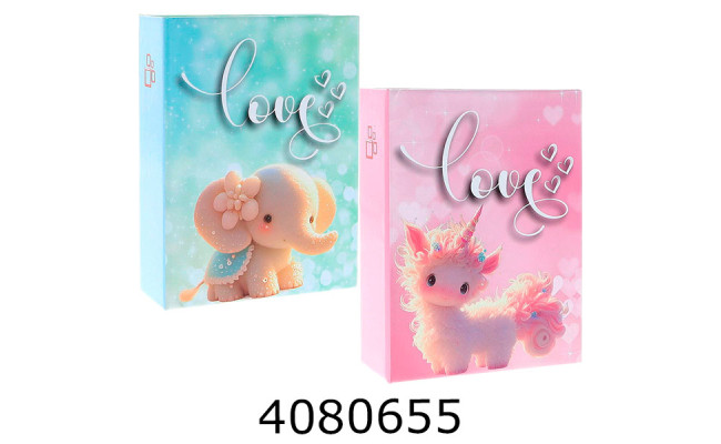 Ф/а 100ф. Gedeon DPH46100 Heart Love (анімаційні звірятка)(12) MM46100