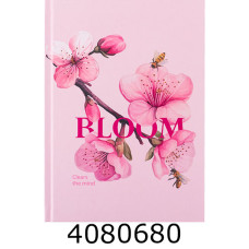Блокнот А5 96 арк. Axent клітка обкл. тв.Bloom (20) 8459-8-A