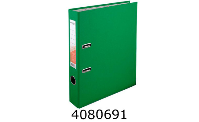 Папка реєстр. А4 5 см одностор. зелена  Axent  (10) D1713-04C