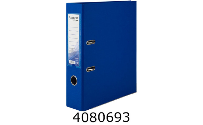 Папка реєстр. А4 75 см одностор. блакитна Axent  (20) D1714-07C