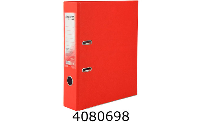 Папка реєстр. А4 75 см одностор. червона Axent  (20) D1714-06C