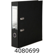 Папка реєстр. А4 75 см одностор. чорна Axent  (20) D1714-01C