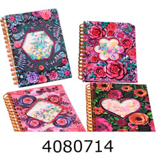 Блокнот на спір. збоку А5 кл. з рідиною 