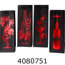 Пакет подарунковий під пляшку 12*35*9 Пакет подарунковий під пляшку 12*35*9