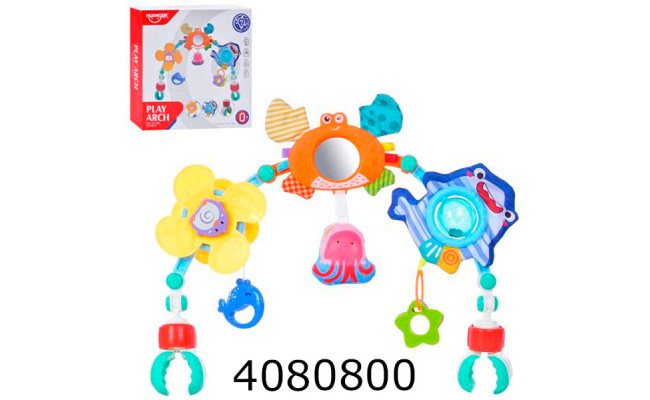 Брязкальце розтяжка на ліжко/візочок в коробці 48*36см (18) HE0315