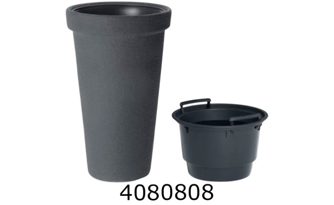 Горщик для квітів  Classic Tower Антрацитовий 40см