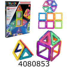 Конструктор магнетик 12дет 2вида в коробці 21*2*28см (48/96) PL-925-04-03