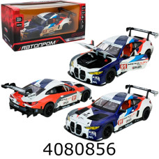 Машинка метал. BMW M4 GT3 муз. світ. відкр. двері багажн. Автопром (6/12) 68282A(B)