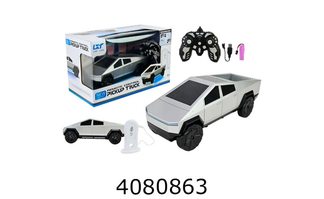 Машина радiо акум. в коробці світло зарядна станція  30*17*15см (12/24) 9076