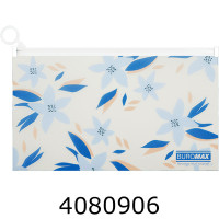 Папка конверт на zip-блискавці DL Buromax ARABESKI мат. напівпроз. пластик маренго (12) BM.3949-53