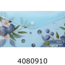 Папка конверт на кнопці DL Buromax ARABESKI мат. напівпроз. пластик морська хвиля (12) BM.3952-17 Папка конверт на кнопці DL Buromax ARABESKI мат. напівпроз. пластик морська хвиля (12) BM.3952-17