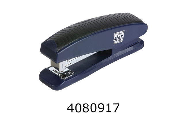 Степлер №24 Buromax пласт. (скоби № 24 26) до 20 арк синій (12) BM.4203-02